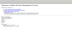 Desktop Screenshot of mistu.info